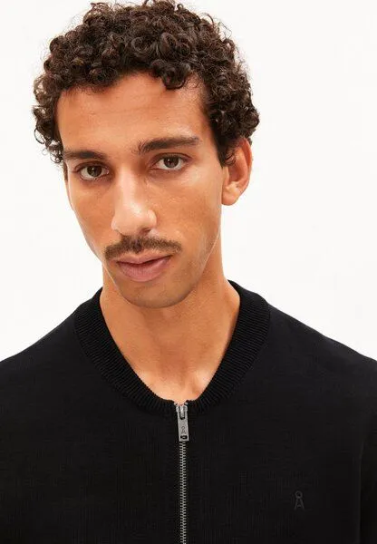 ARMEDANGELS ARMEDANGELS AGAAMON Herren Cardigan aus Bio-Baumwolle, Black, – Produktbild 4 von 5