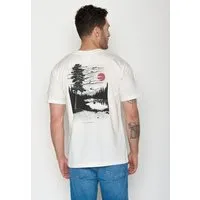 GreenBomb GREENBOMB River Idyll Fusion - Lässiges Oversize-T-Shirt aus Bio-Baumwolle / hochwertiger Print / GOTS / Fair & Vegan – Produktbild 1 von 1