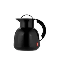 Helios Helios Isolierkanne "Renature" aus 98 % Recyclingkunststoff, 1 l, Schwarz, – Produktbild 2 von 2