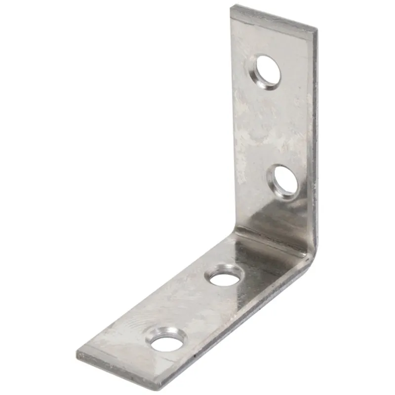 Alberts ALBERTS Stuhlwinkel, Edelstahl, TxHxB 75x75x16 mm – Produktbild 1 von 1