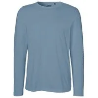 Neutral Neutral® Herren Langarm T-Shirt von Neutral Bio Baumwolle, Dusty indigo, – Produktbild 1 von 1