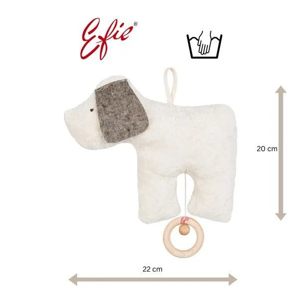 Efie Efie Spieluhr Hund, kontrolliert biologischer Anbau – Produktbild 6 von 7