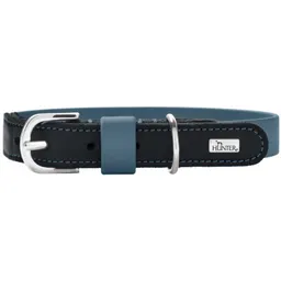 Dog Sport Dog Sport HUNTER Hundehalsband wolmar biothane x leder blau S-M – Produktbild 1 von 1