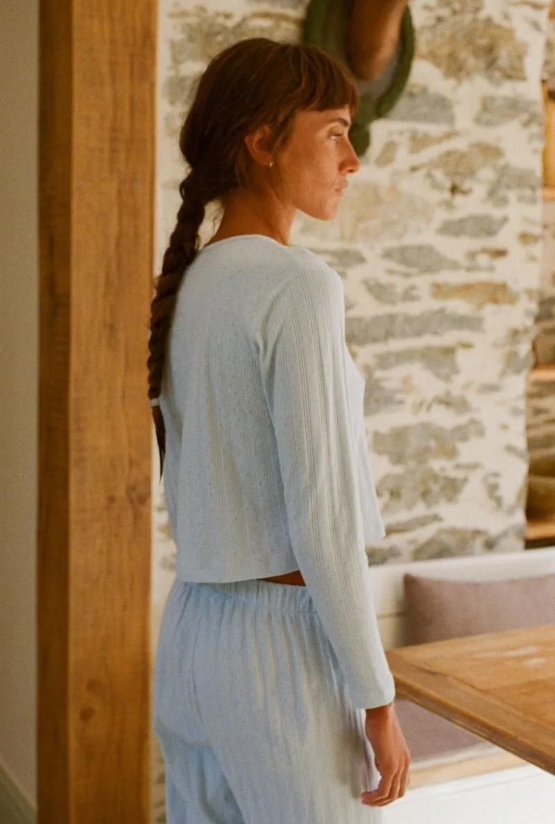 Nénés Nénés Damen vegan Cardigan Maud Hellblau, Blau, – Produktbild 1 von 2