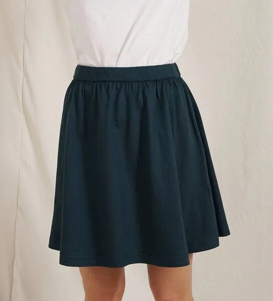 Lena Schokolade Lena Schokolade Rock aus Bio-Jersey, Dark green, – Produktbild 2 von 4