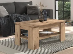 Inn.Furn Couchtisch Selen (Wohnzimmertisch in 4 Farben, 100 x 60 cm), mit großem Ablageboden – Produktbild 1 von 1
