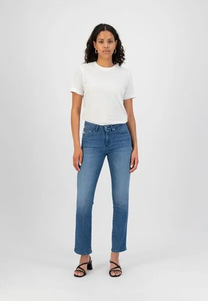 MUD Jeans MUD Jeans Jeans Faye Straight Authentic Indigo – Produktbild 4 von 4