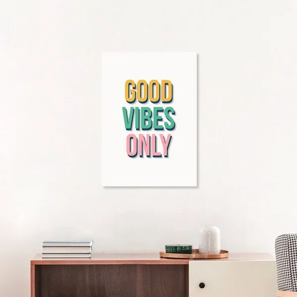 Photocircle Photocircle Poster / Leinwandbild - Good Vibes Only – Produktbild 4 von 4