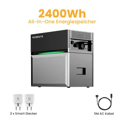 Sunpura All-in-One Speichersystem S2400 2,4kWh - 2.4kWh / 2 x Smart Stecker / Selbstabholung – Produktbild 1 von 1