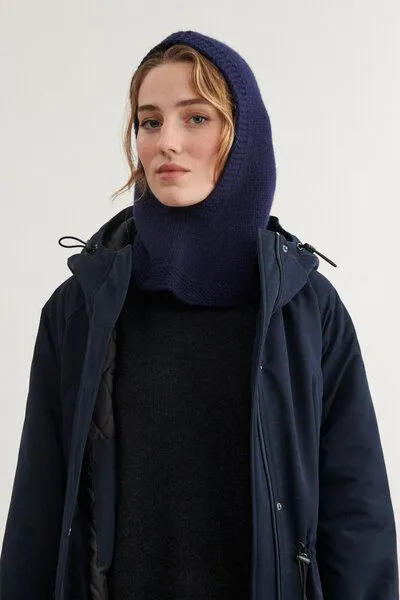 Basic Apparel Basic Apparel Blanche Balaclava aus 100% Wolle, Dunkelblau, – Produktbild 2 von 2