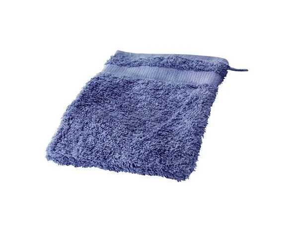 Cotonea Cotonea Bio Frottier-Waschhandschuh, Lapis (blau), – Produktbild 2 von 3