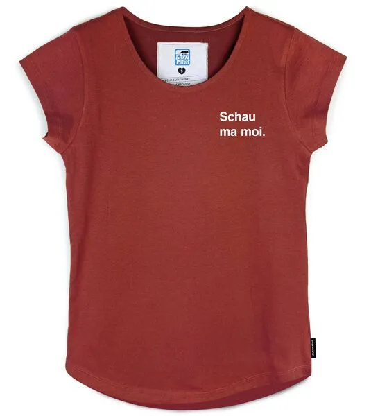 Gary Mash GARY MASH Shirt Asheville Schau ma moi. aus Bio-Baumwolle, Kastanie (braun), – Produktbild 1 von 4