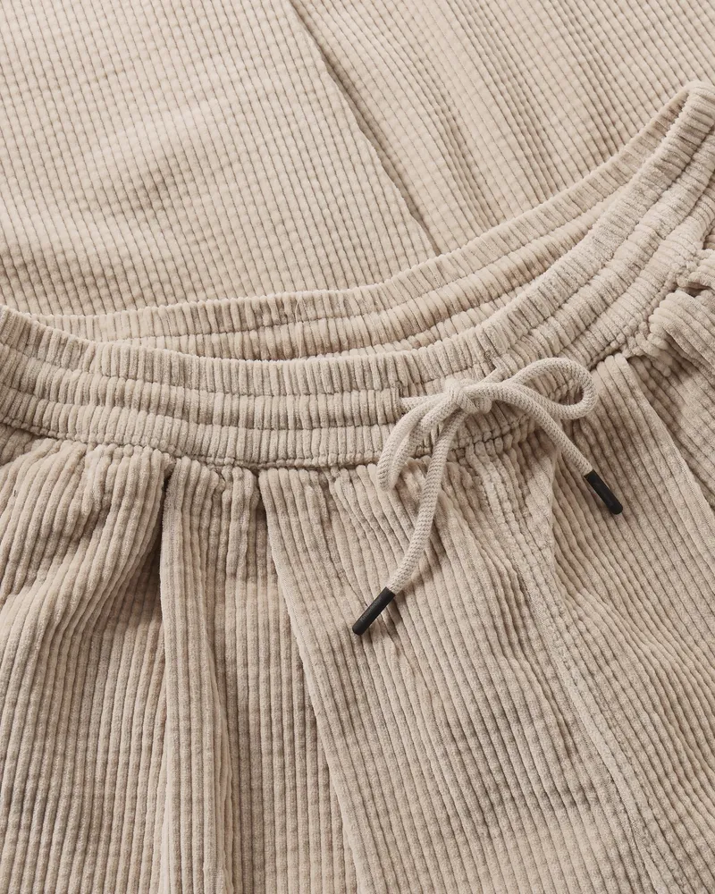 KnowledgeCotton Apparel KnowledgeCotton Apparel Damen vegan Hose Hazy Lockere Passform Cord Helles Federgrau, Grau, – Produktbild 2 von 2