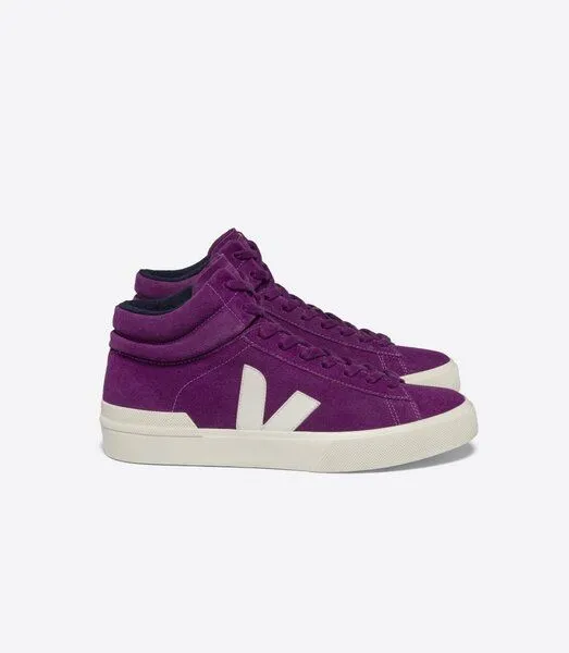 Veja Veja High-Top Sneaker Damen - Minotaur Chromefree Leather, Rot (magenta pierre), – Produktbild 1 von 3