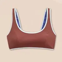 Woodlike Woodlike Damen vegan Bikinioberteil Allie Reversible Rose Brown / Lilac – Produktbild 1 von 1