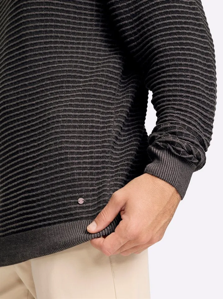 Witt Witt Strickpullover Pullover Langarm, Grau, – Produktbild 1 von 5