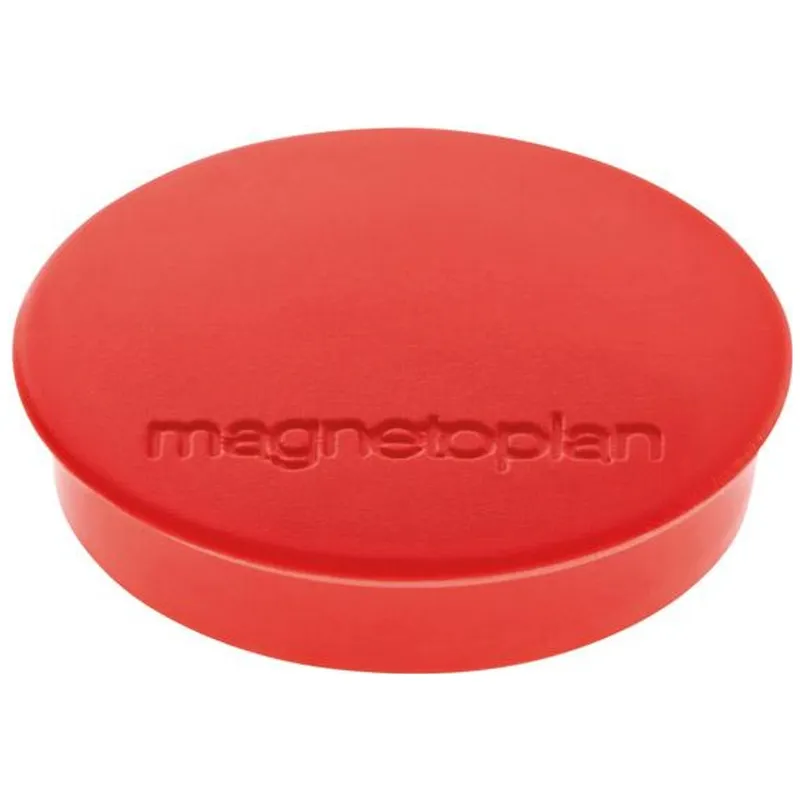 magnetoplan 10 magnetoplan Magnete 'Discofix standard' rot – Produktbild 2 von 3