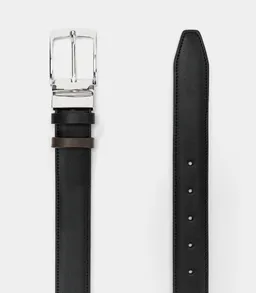 Solari Milano Solari Milano Herren vegan Gürtel Reversible Schwarz & Braun – Produktbild 1 von 1