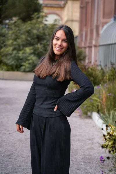 Vivien Joy Vivien Joy langer Strickpullover Lya, Black (schwarz), – Produktbild 2 von 4