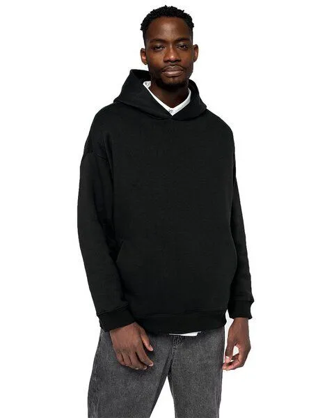 YTWOO YTWOO Unisex Oversized Eco-Fleece Hoodie, Schwarz, – Produktbild 2 von 4