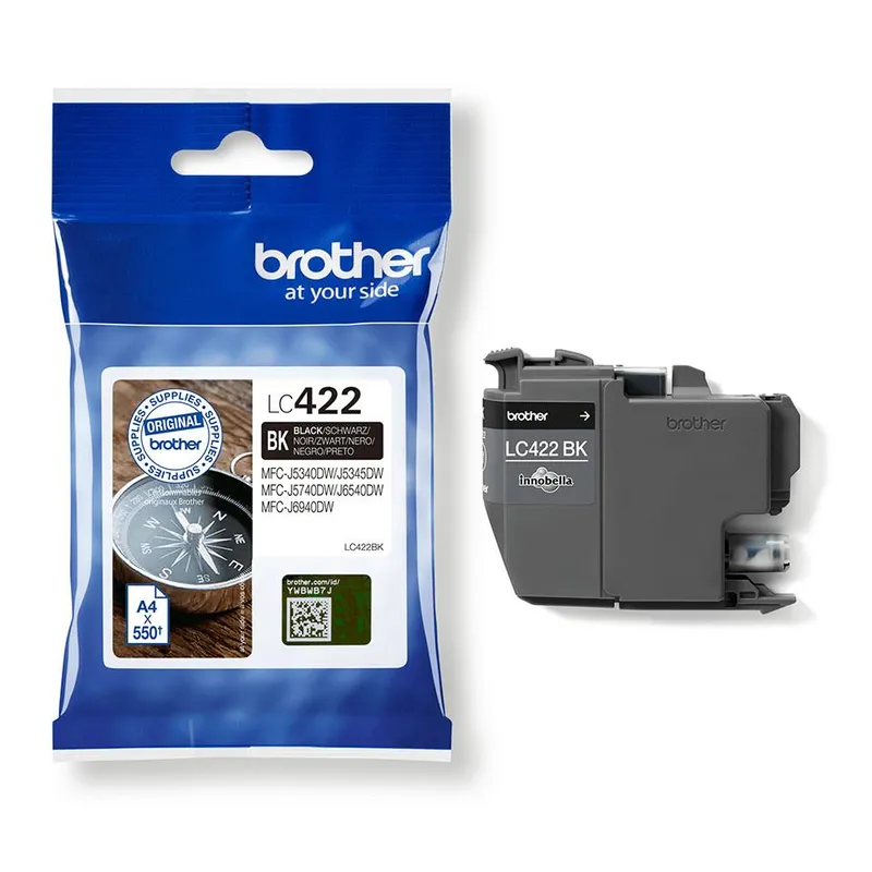 Brother Brother Tintenpatrone LC-422BK schwarz – Produktbild 2 von 2