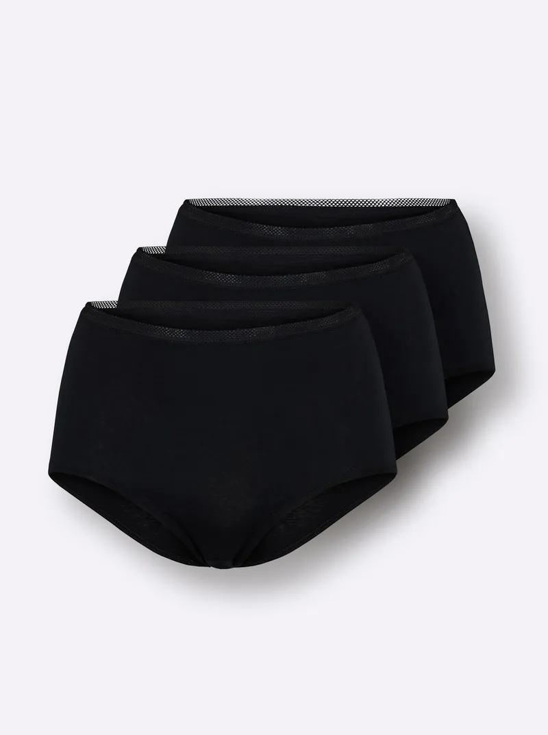 wäschepur Taillenslip schwarz, Schwarz, – Produktbild 1 von 3