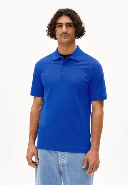 ARMEDANGELS ARMEDANGELS MAARIO - Herren Polo T-Shirt aus Bio-Baumwolle, Dynamo blue, – Produktbild 1 von 4
