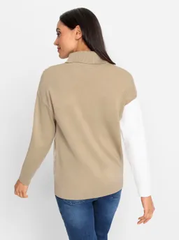 heine Jacquardpullover beige-ecru-gemustert – Produktbild 1 von 1