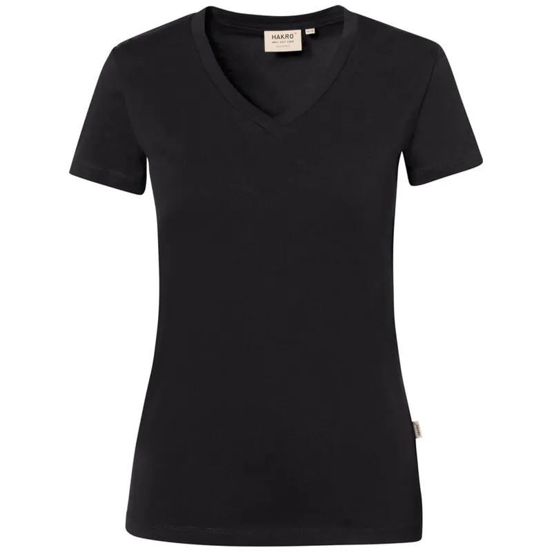 HAKRO HAKRO Damen V-Shirt Stretch #172 Gr. S schwarz – Produktbild 1 von 1
