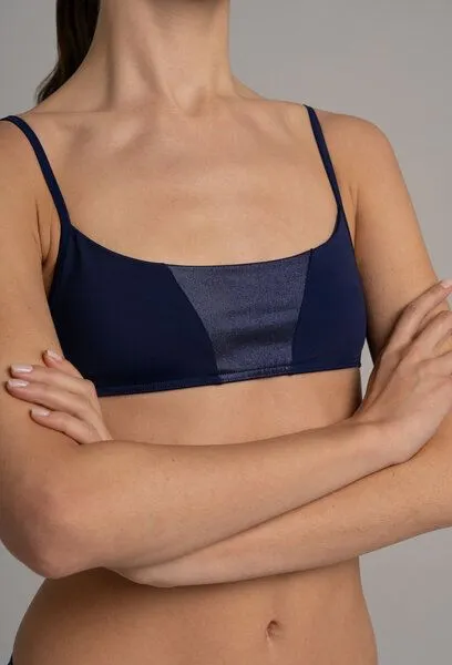 Bodyguard Bodyguard Tonga Bikini Top aus ECONYL®, Nachtblau, – Produktbild 4 von 4