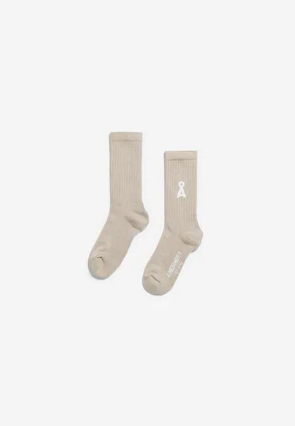 ARMEDANGELS ARMEDANGELS SAAMUS BOLD Unisex Socken aus Bio-Baumwoll-Mix, Sandstone, – Produktbild 3 von 3
