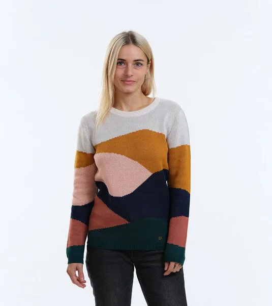 Gary Mash GARY MASH Pullover Lamona aus feinem Jacquardstrick, Fields (mehrfarbig), – Produktbild 1 von 4