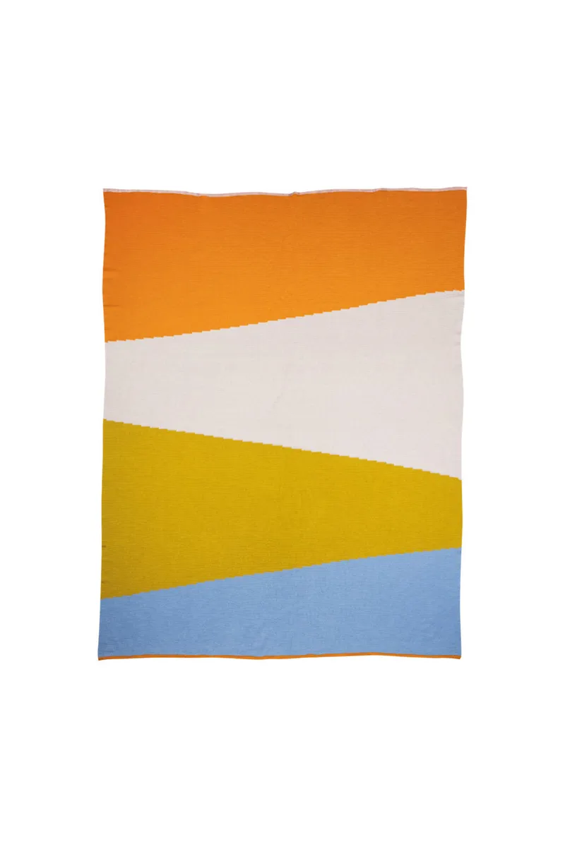 Tranquillo Strickdecke COLOR FLOW - bunt – Produktbild 1 von 1