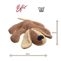 Efie Efie Bio Spiel- und Kuscheltier Hund, braun, Bio Baumwolle (KBA), recycelte Füllung – Produktbild 1 von 1