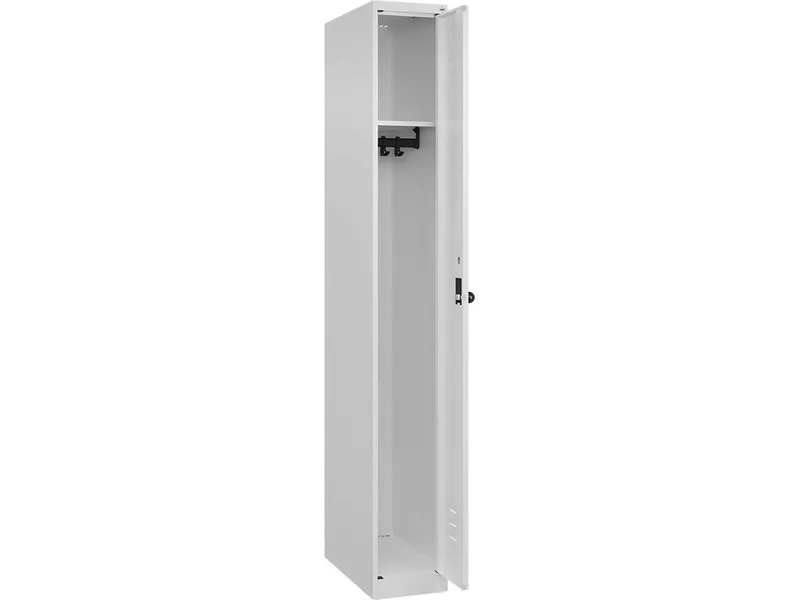 C+P C+P Spind Classic PLUS, 1 Abteil, 1850x250x500mm, Verkehrsweiß/Verkehrsweiß – Produktbild 1 von 1