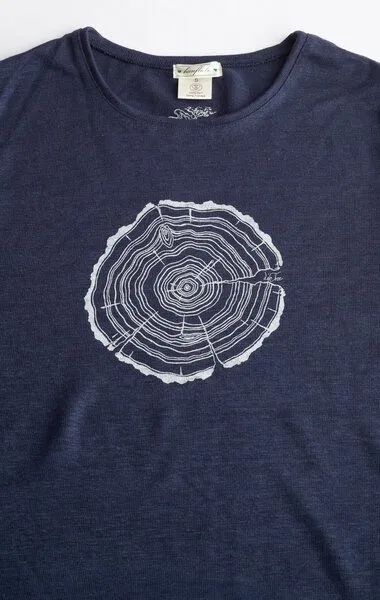 Life-Tree Life-Tree Hanf Shirt für Herren "Treeslice" – Produktbild 3 von 4