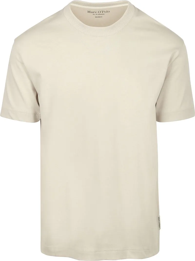Marc O'Polo Marc O'Polo Heavy T-Shirt Ecru - Größe M, Grau, – Produktbild 1 von 5