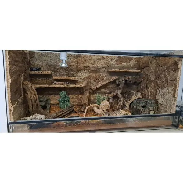 Kork-Deko Kork-Deko 92,17 EUR/qm Korkrückwand Desert 90 x 60 cm (Rückwand Terrarium) – Produktbild 3 von 7