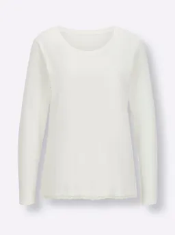 wäschepur Schlafanzug-Shirt ecru – Produktbild 1 von 1