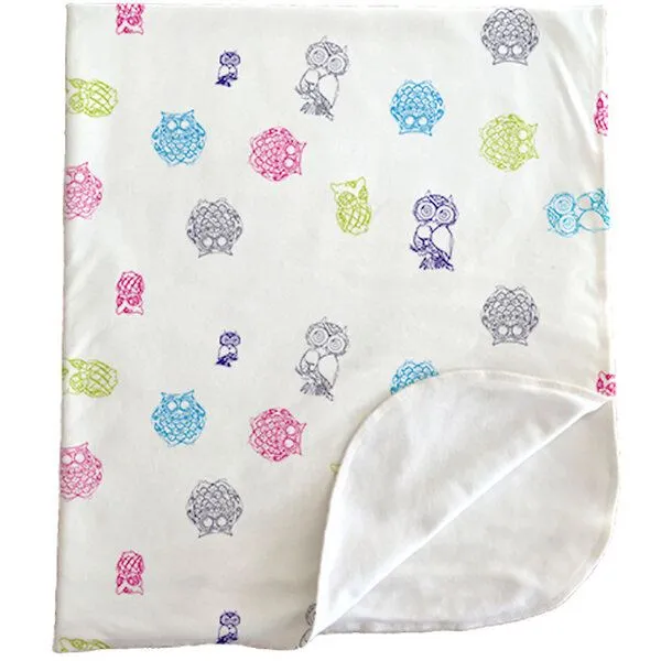 ege organics ege organics Babydecke Bio-Baumwolle Erstlingsdecke Kuscheldecke 85x100cm, Eule, – Produktbild 1 von 1