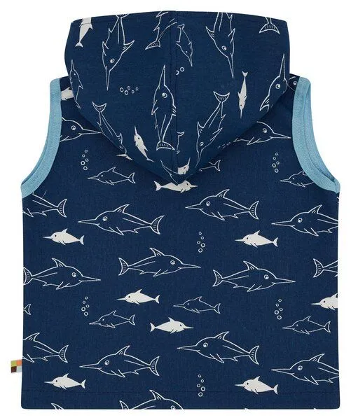 loud + proud loud + proud Babys & Kinder Outdoorweste, GOTS-zertifiziert, Ultramarine(blau), – Produktbild 1 von 4