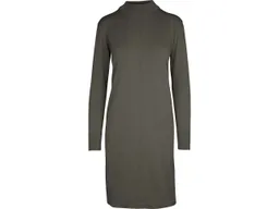 MELA MELA Bio-Damen-Midikleid "HARLEEN", langarm, grün melange, Gr. L – Produktbild 1 von 1