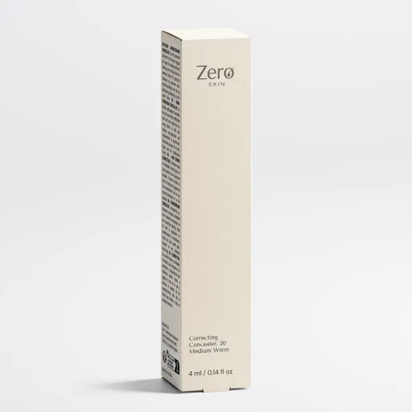 Zero Skin Zero Skin Correcting Concealer, 20 Medium Warm - 4 ml, pflegend und kaschierend, 20 medium warm, – Produktbild 4 von 4