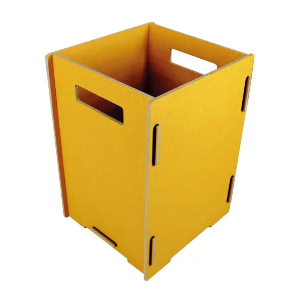 WERKHAUS WERKHAUS Papierkorb Klassiker, Goldgelb, – Produktbild 1 von 2