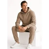 ORGANICATION ORGANICATION HECTORR | Waffel Hoodie aus Bio-Baumwolle & recyceltem Polyester, Brown, – Produktbild 2 von 4