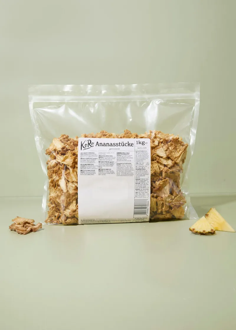 KoRo Getrocknete Ananasstücke | 1 kg – Produktbild 2 von 5
