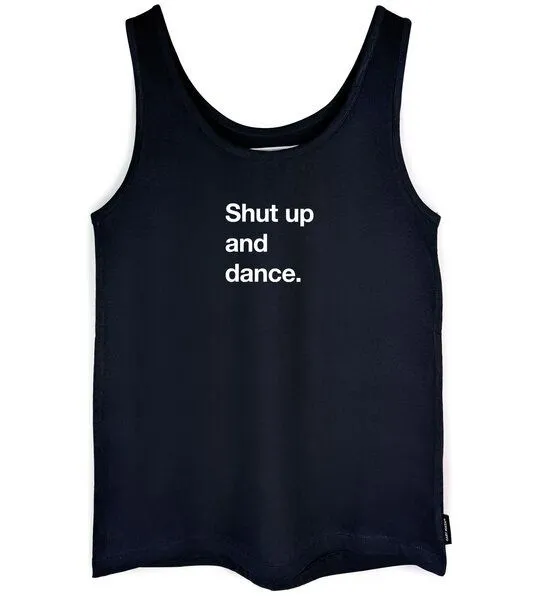 Gary Mash GARY MASH Top Rose Shut up and dance. aus Bio-Baumwolle, Schwarz, – Produktbild 4 von 4