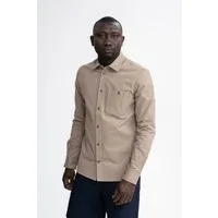 MELA MELA Herren vegan Twillhemd Ashutosh Koriander Beige – Produktbild 1 von 1