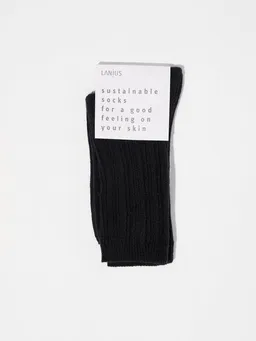 LANIUS LANIUS Rippenstrick Socken aus Bio-Baumwolle und Bio-Schurwolle – Produktbild 1 von 1