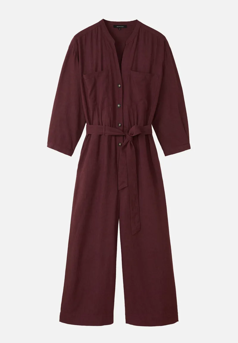 recolution Recolution Damen vegan Jumpsuit Filaree Dunkelviolett, Dunkelviolett, – Produktbild 1 von 2